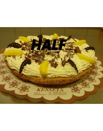 Bananenvlaai speciaal half Bananenvlaai speciaal half